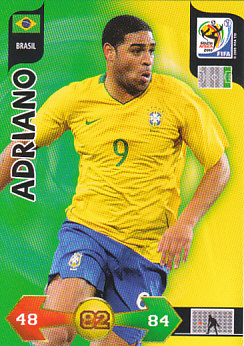 Adriano Brazil Panini 2010 World Cup #45